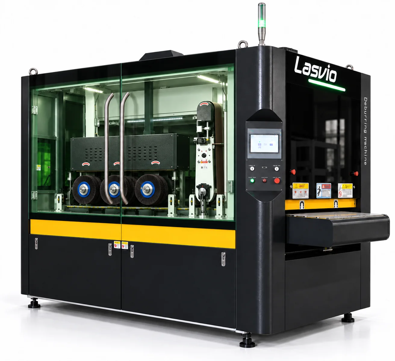 Lasvio BR sheet metal deburring and edge rounding machine